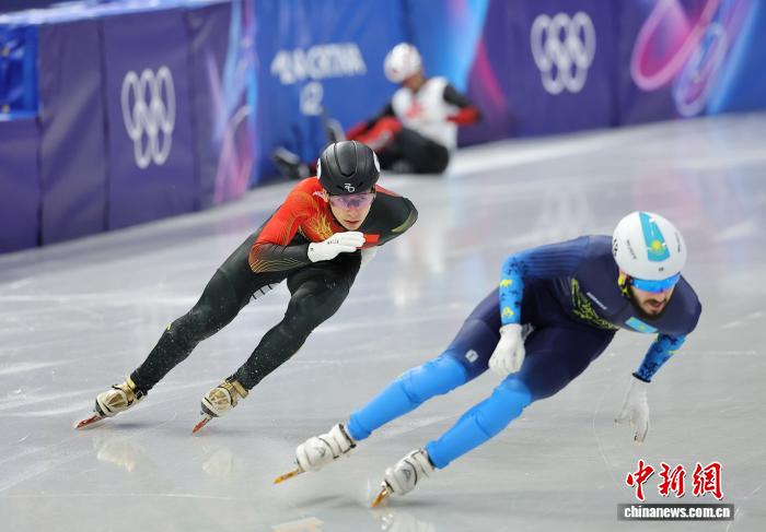 米兰冬奥会短道速滑男子500米接力:刘少昂B组夺