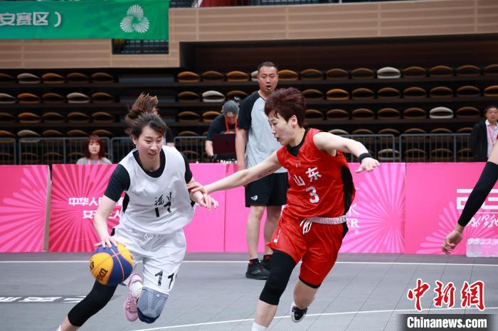 西安分区赛山东队问鼎十五运会女子组三人篮球